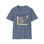Koala Soccer T‑Shirt — "I Told Him To Watch Shots, Not Eucalyptus Spots"
