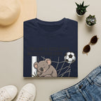 Koala Soccer T‑Shirt — "I Told Him To Watch Shots, Not Eucalyptus Spots"