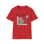 Koala Soccer T‑Shirt — "I Told Him To Watch Shots, Not Eucalyptus Spots"